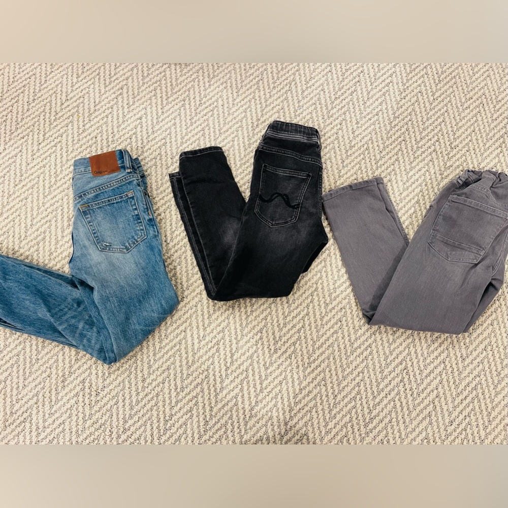 Boys Jean lot, H&M and gap. All skinny straight EUC